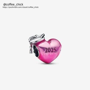 Pandora Graduation 2025 Heart Charm|Pendant